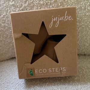 NEW Ju-Ju-Be Eco Steps Baby Shoes Chelsea Boots Brulee Brown Size 1 3-6 Months